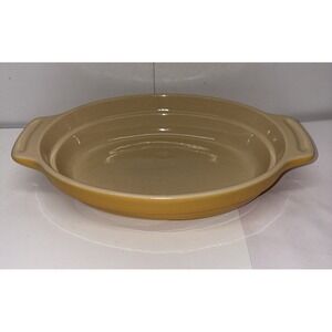 Yellow Le Creuset Casserole Gratin Dish No. 0605 –‎ Stoneware Ceramic